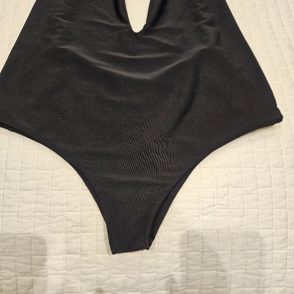 Mikoh Halter Black One Piece Swimsuit Size Small - Picture 4 of 10